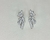 Brinco folhas metal - comprar online