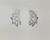 Brinco meia flor metal - comprar online