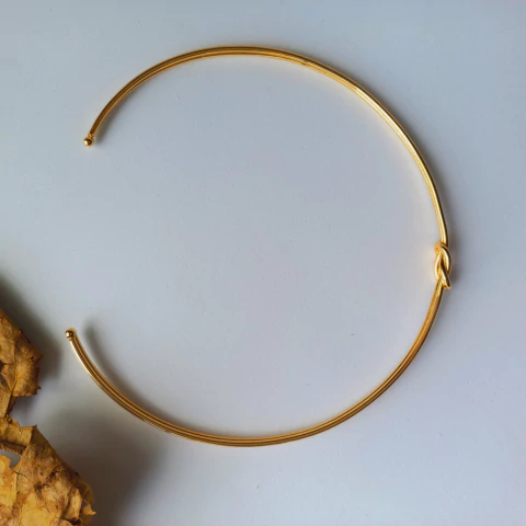 Cód. CL2063 - Colar Chocker Nó