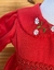 VESTIDO GOLA BORDADO - VERMELHO - comprar online