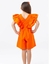 MACACÃO LUANA COM ACESSÓRIOS DE CABELO - LARANJA - comprar online