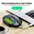 Bluetooth recarregável sem fio ou 2.4g pm6 mouse sem fio escritório mudo supor