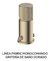 Griferia De Bidet Monocomando Peirano Fabric Gold 70-200g - comprar online