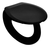 Tapa Asiento Negro Inodoro Inecytado Universal Florencia