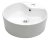 Bacha De Baño Piazza A029 Blanco Esmaltado 41cm X 41cm 1.45m De Alto 41cm De Diámetro