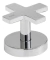 Griferia De Bidet Cruz Doble Comando Peirano Vigo 70-132 - tienda online