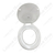 Tapa Asiento De Inodoro Universal Madera Laqueada Mdf Blanco en internet