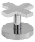 Griferia De Bidet Cruz Doble Comando Peirano Vigo 70-132
