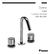 Combo Griferia Baño Piazza Optima Lavatorio Bidet Ducha Ext - comprar online