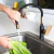 Griferia Cocina Monocomando Flexibl Vasser Agatha Black Gold - Lopez Gas