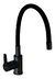 Griferia De Cocina Monocomando Flexible Negro Peirano 20-174 - comprar online