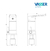 Griferia Bidet Monocomando Vasser Zafiro Cromo Metal - Lopez Gas