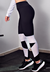 Calça Com Detalhe de Tela Branco Legging Cintura Alta | REF: CLGA2 - UpFit
