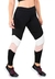 Calça Com Detalhes Chocolate e Branco Legging Fitness Preto | REF: LC47 - UpFit