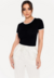 Body Cavado Manga Curta Liso Feminino | REF: BLC25 - UpFit