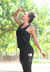 Calça Legging com Bolso em Tela Dry + Regata de Tela + Top Tomara que Caia Preto Conjunto Fitness | REF: FRD3 - UpFit