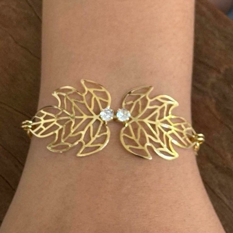 PULSEIRA DUAS FOLHAS - comprar online