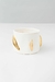 Vaso de Cerâmica Branco e Dourado Pequeno - comprar online
