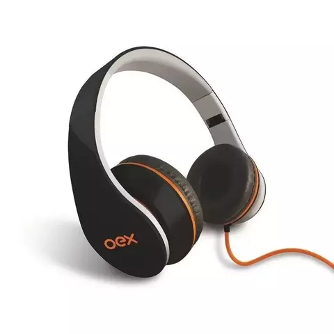 Headset Oex Sense Hp100 - Preto E Cinza