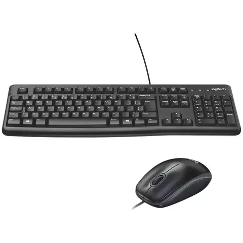 Kit Teclado e Mouse com fio usb Logitech MK120