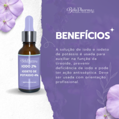 Solução de Iodo 1% + Iodeto de Potassio 2% - 30ml na internet