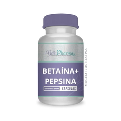 Cloridrato de Betaína 100mg + Pepsina 40mg - comprar online