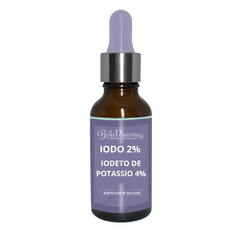 Solução de Iodo 2% + Iodeto de Potassio 4% - 30ml - comprar online