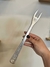 Garfo de Cozinha Industrial em Alumínio Fundido Reforçado – 34cm | Alta Resistência e Durabilidade - loja online