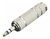 Imagem do Plug Adaptador P10 Fêmea X P2 Macho Stereo Metal Blindado