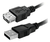 Cabo Usb Extensor 2.0 Extensão 2 Metros Macho Fêmea Cor Preto