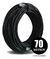 Cabo De Rede Cat5e Blindado 70 Metros 100% Cobre Homologado Cor Preto