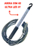 Luminária Pendente 12v Plug Fusivel 42 Leds 07 Mts