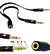 Cabo Adaptador P3 Femea Para P2/ Fone E Microfone Headset Pc - loja online