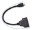 Adaptador H'maston Cabo Tipo- C P2 Splitter Áudio Carregador 3.5mmn Negro - NOVAREDESTORE