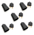 Kit 30 Tomadas Fêmea + Plug's Macho 2 Pinos 10a Extensão 110v/220v