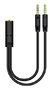 Imagem do Cabo Adaptador P3 Femea Para P2/ Fone E Microfone Headset Pc