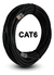 Cabo De Rede Preto Cat6 Ethernet Lan 15 Metros - Montado - comprar online