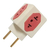 Kit Com 02 Benjamim Adaptador Tomada Plug 04 Entradas 110v/220v - loja online