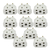 Kit 10 Plug Adaptador De Tomada Bob Esponja 10a/20a 3/2pinos na internet