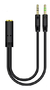 Cabo Adaptador P3 Femea Para P2/ Fone E Microfone Headset Pc - comprar online