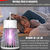 Armadilha Eletrônica Led Uv Mata Mosquito Pernilongo Insetos - NOVAREDESTORE