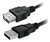Cabo Usb Extensor 2.0 Extensão 2 Metros Macho Fêmea Cor Preto - NOVAREDESTORE