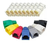 Kit 25 Conectores Rj45 Cat6 Ouro E 25 Capas Rj45 Cabo Rede