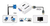Adaptador Conversor De Vga Para Hdmi Com Cabo P2 Som Áudio - NOVAREDESTORE