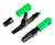 Conectores Sc-apc Fibra Óptica Fast Verde 10 Unidades