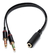 Cabo Adaptador Headset Para Fone 2 P2 Macho X 1 P3 Fêmea na internet