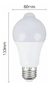 Lâmpada Led De Presença E27 Bulbo Luz Fria Bivolt C/ Sensor - comprar online