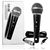 Microfone Profissional Dinâmico 600ohm Com Fio Cabo 3 Metros