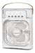 Ventilador Climatizador Portátil Reservatório P/ Água E Gelo Cor Branco