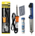 Kit Ferro Solda + Tubete Estanho Com Resina E Sugador Solda 110v